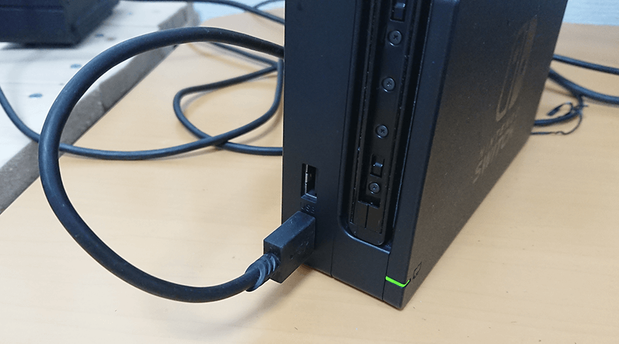 SwitchのドックとMixampの接続