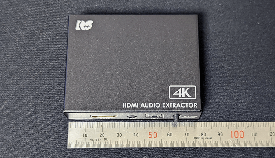 HDMIオーディオ分離器（RS-HD2HDA2-4K）サイズ