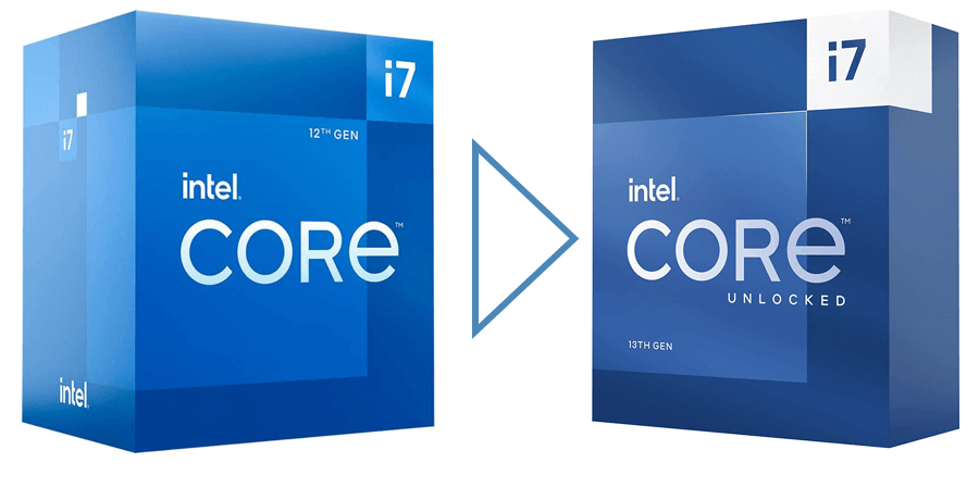 Intel Core i7 12Gen 13Gen