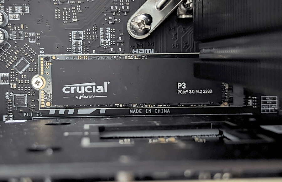 crucial P3 SSD